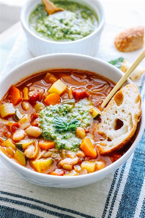 Soupe Au Pistou Vegetable Soup With Pesto Making Thyme For Health