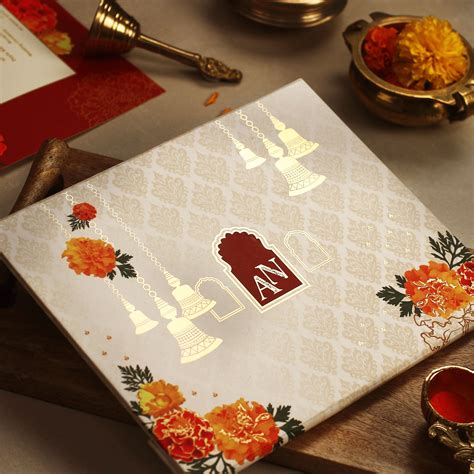Lotus floral print design card and inserts. A closer look at the gold foil detailing #indianwedding # ...