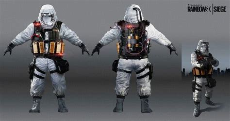 Rainbow Six Siege Concept Art White Mask Armor Concept Mask