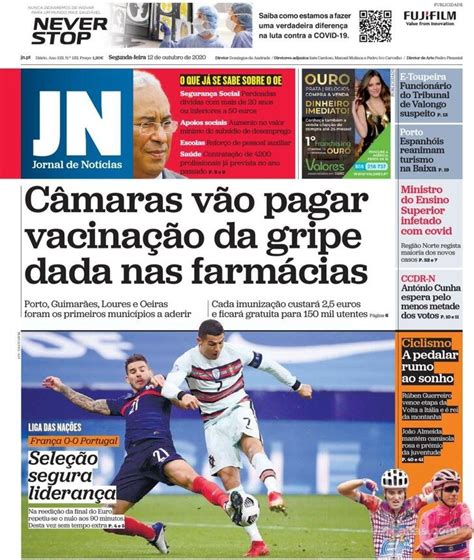 Capa Jornal De Notícias