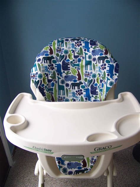 Butterfly chairs are totally in and totally easy to recover! DIY High Chair Cover Tutorial - Mary Martha Mama