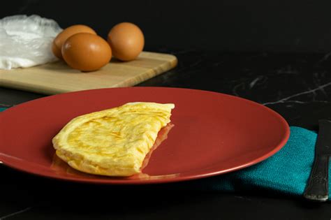 Crepioca Brazilian Pancake Made With Cassava And Eggs Stock Photo