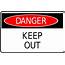 Free Danger Keep Out Sign Clipart  Graphics Images And