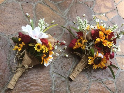 Autumn wedding bouquets with sunflower. Wedding flowers bridal bouquet sunflowers bridal ...