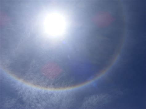 In no time, many have taken to social media to. sun halo/rainbow | Photo