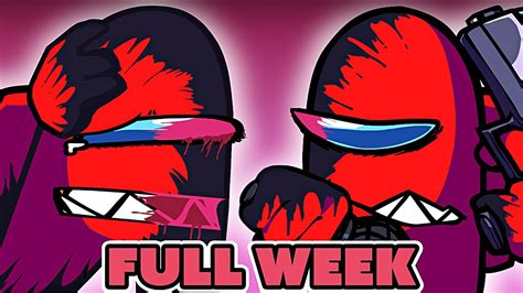 Friday Night Funkin Mod Evil Boyfriend Vs Red Impostor Full Week V4