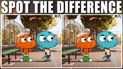 Amazing World Of Gumball Spot The Difference Picture Genius Only 8