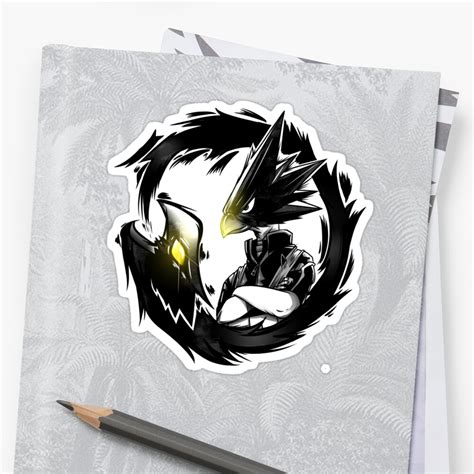 Dark Shadow My Hero Academia Stickers By Lucasbrenner Redbubble