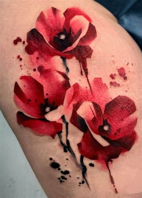 Watercolor Flower Tattoos A Visual Guide Watercolor Tattoo Flower