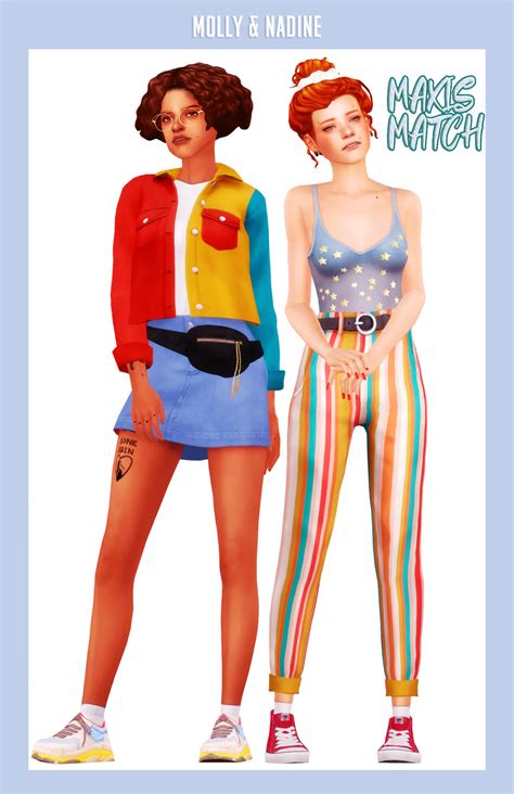 Sims 4 Molly Pants Nadine Shirt The Sims Book