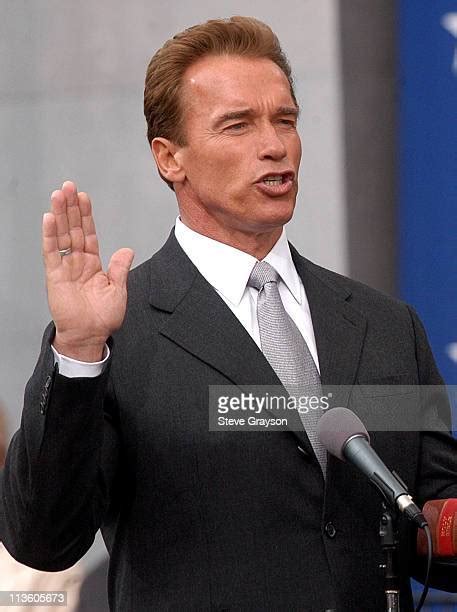 Governor Of California Arnold Schwarzenegger Photos And Premium High