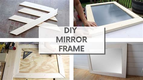 How To Build A Mirror Frame Simple Woodworking Youtube