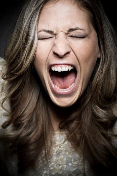 2500 Angry Blond Hair Young Woman Screaming Stock Photos Pictures