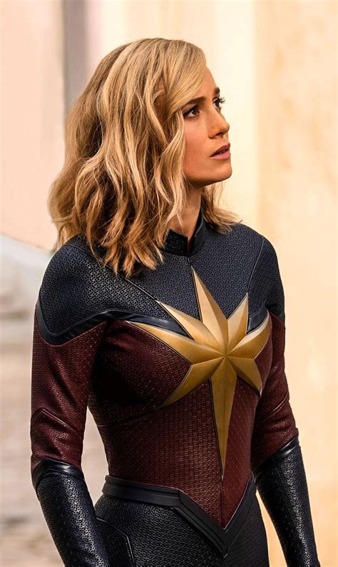 Best Look At Brie Larsons New Captain Marvel 2 Costume Revealed Photos