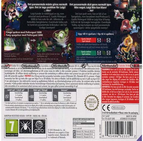 Luigis Mansion 2 Selects Nintendo 3ds Action På Lager