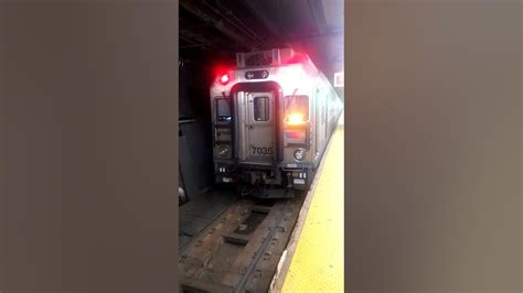 Gladstone Bound Njt Bombardier Multilevel Coach Train Leaving Penn