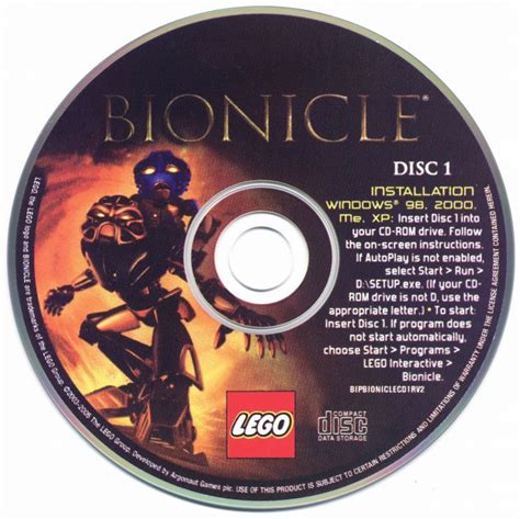 Обложки Bionicle The Game на Old Gamesru
