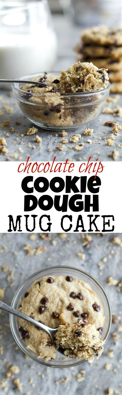 · add sugars, vanilla and salt. Chocolate Chip Cookie Dough Mug Cake | running with spoons