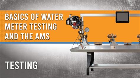 Water Meter Testing Basics And Fords Ams Youtube