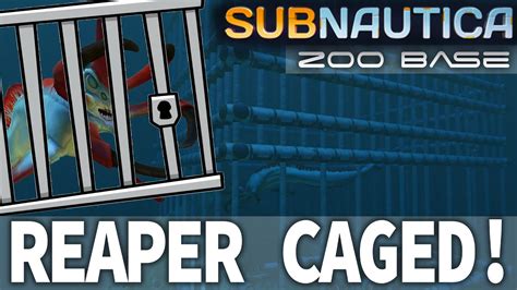 Reaper Leviathan Behind Bars Subnautica Zoo Prison Cage Jail Sea