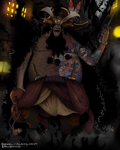 blackbeard by mas ricky acong subroto colored by me onepiece anime anime character