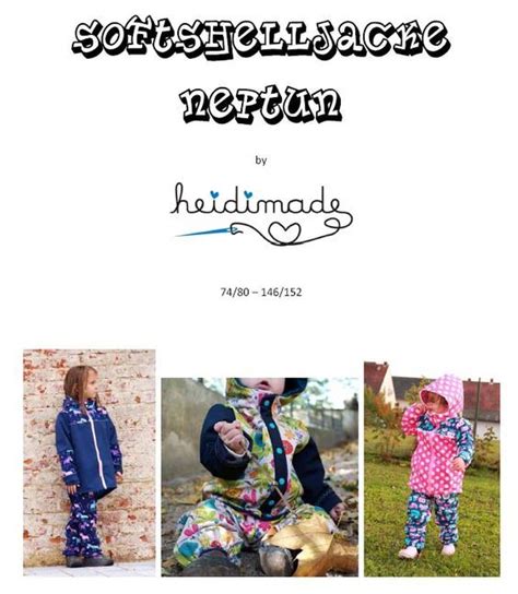 Hier findet ihr tolle kostenlose anleitungen und schnittmuster zum nähen von kinderkleidung und babykleidung. heidimade: Freebook Softshelljacke Neptun, kostenloses ...