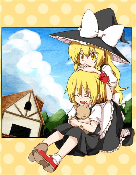 Kirisame Marisa And Rumia Touhou Drawn By Gimicalmas Danbooru