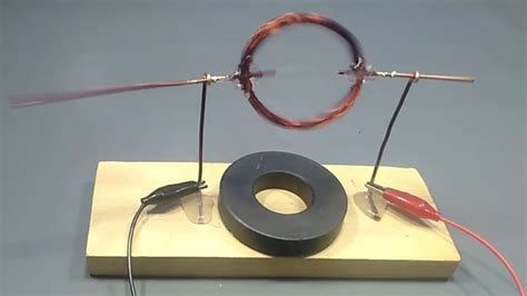 How To Make Simple Dc Motor With Magnet At Home Science Experiment