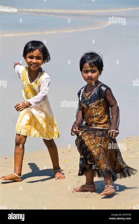 Indian Girl Playing Telegraph