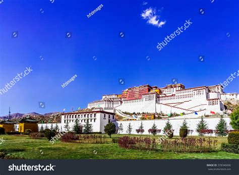 Potala Palace Stupa Dusk Lhasa Tibet Stock Photo 378346000 Shutterstock