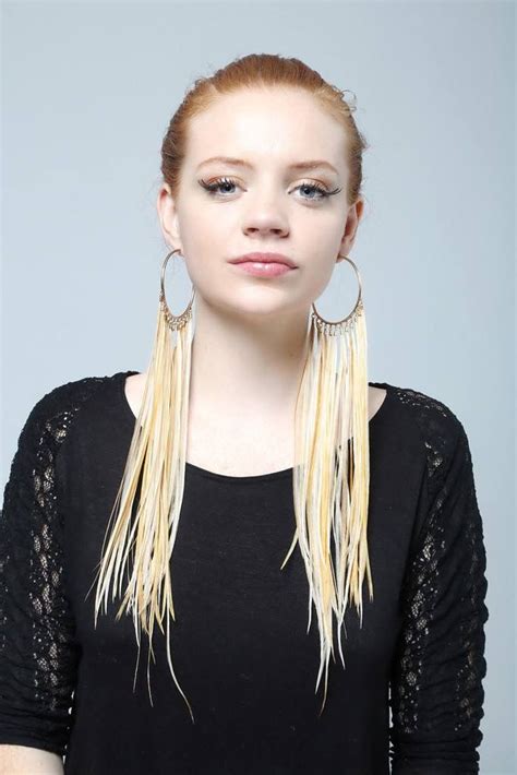 Cherish Waters Model Redheads Drop Earrings