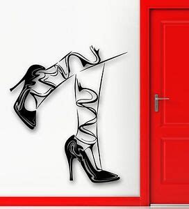 Wall Sticker Vinyl Decal Sexy Legs Stockings Girl Shoes Fashion Style