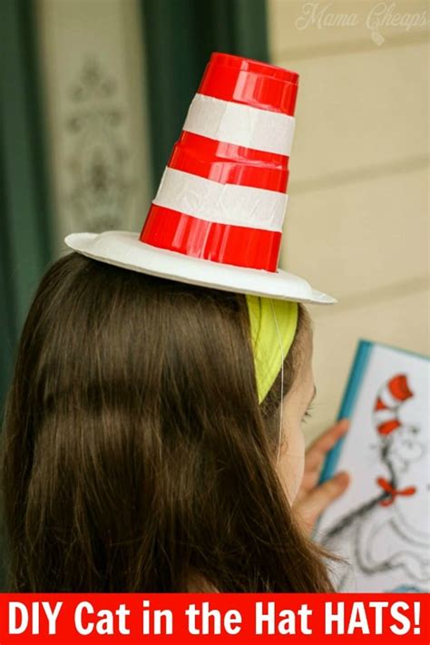 Diy Dr Seuss Cat In The Hat Solo Cup Hat Craft Mama Cheaps