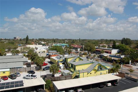 Siesta Key Village Taken From The 6th Floor Of An Ocean Blvd Condo