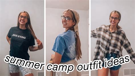 Summer Camp Outfit Ideas Cute Comfy Outfits For Camp Youtube