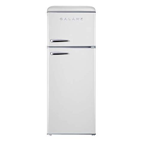 Galanz Glr Tweer Retro Top Mount Refrigerator Dual Door Fridge