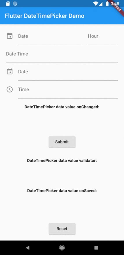 A Flutter Widget To Show A Text Form Field To Display A Date Or Clock Dialog