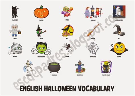Escuela De Padres Y Madres InglÉs Para NiÑos English Halloween