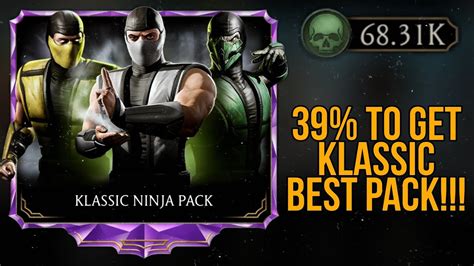 I Spent Over 70k Souls For Klassic Ninja Pack Mk Mobile Pack Opening