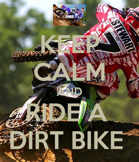 Keep Calm And Ride A Dirt Bike Poster Tiyler Keep Calm O Matic