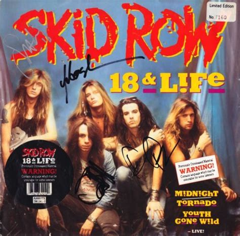 Skid Row 18 And Life Vinyl Sebastian Bach Sabo 2 I Remember You