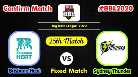 Rainfall across brisbane recorded in the 24 hours to 9am on the 1st was due to severe thunderstorms during the day on 31 october. Big Bash League 2020 | 25th Match | Brisbane Heat vs ...