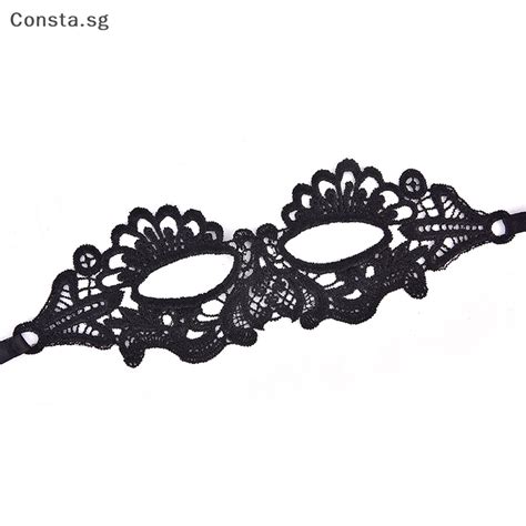 ]cons] Sexy Black Lace Eye Mask For Masquerade Ball Party Fancy Dress Costume Halloween Sg