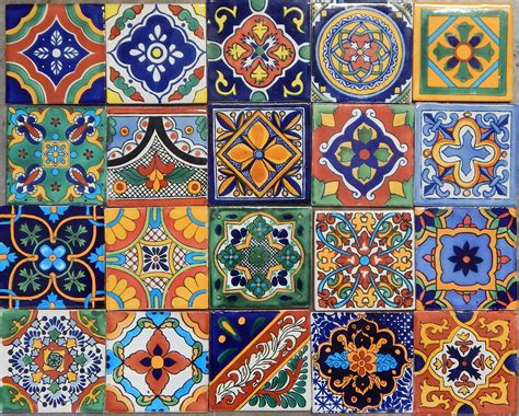 Buy Color Y Tradicion 100 Mexican Tile Mix 4x4 Online At Desertcartuae