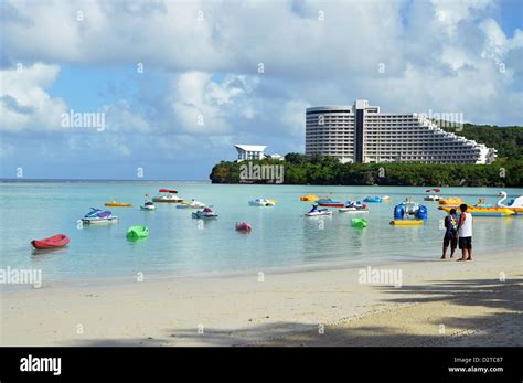 Tumon Beach Guam Stock Photo Alamy