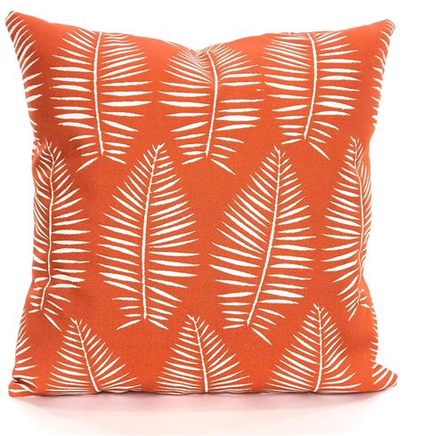 Outdoor Orange Pillow Covers Throw Pillows Cushions Orange Marmalade
