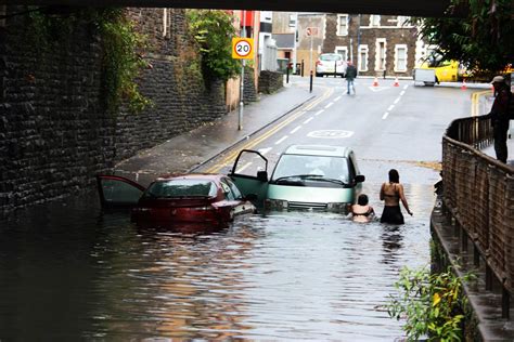 Flash Floods Hit Cardiff Wales Online