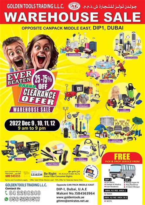The Biggest Brand Warehouse Clearance Sale Is Back Promotionsinuae