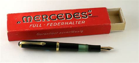 Vintage Pen Catalog 55 Box135 Mercedes Pen Company Caneta De Tinta