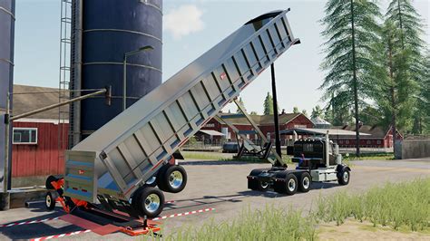 Fs19 Mods The Travis Frameless End Dump Trailer Yesmods